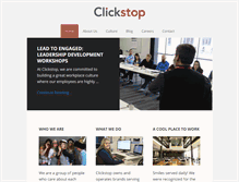 Tablet Screenshot of clickstop.com